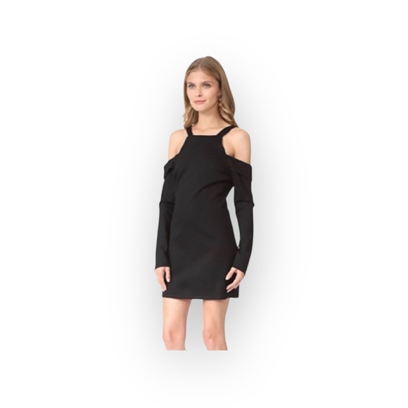 new Line & Dot ☾ Off Shoulder Gabi Cocktail Mini Dress ☾ Black ☾ XS - Picture 10 of 16